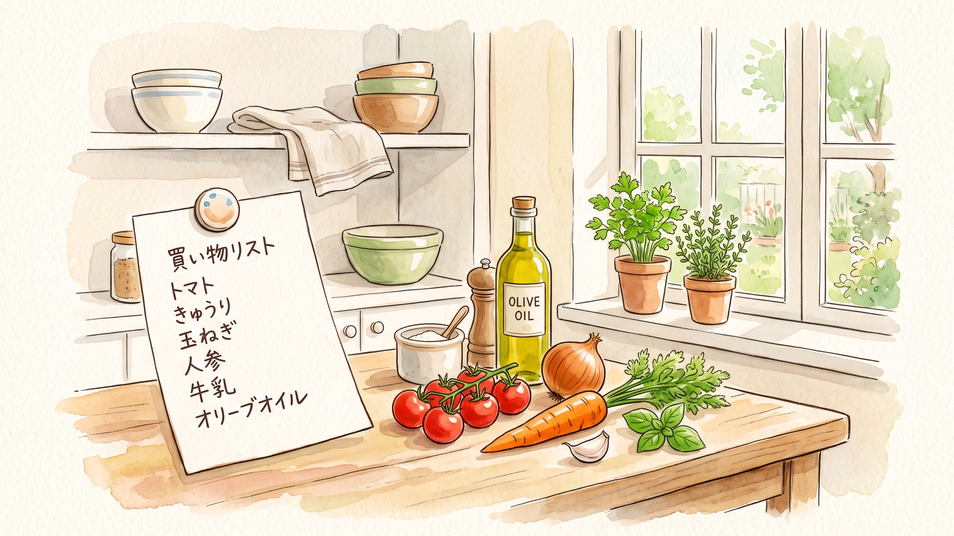 作り置きのおかずを保存容器に詰めた様子